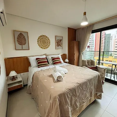 Studio-piscina Academia No Meireles-predio Novo Perto Rooftop Fortaleza (Ceara)