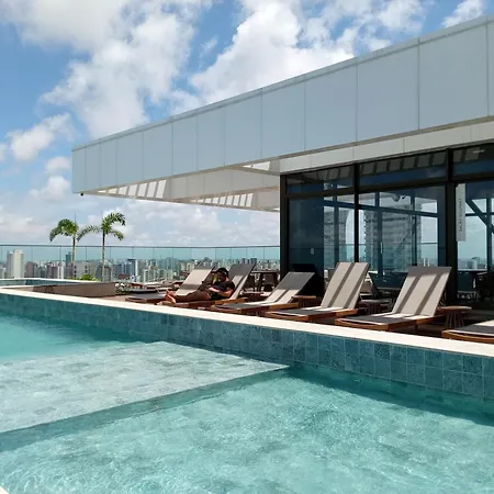 Studio-piscina Academia No Meireles-predio Novo Perto Rooftop *