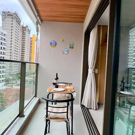 Studio-piscina Academia No Meireles-predio Novo Perto Rooftop