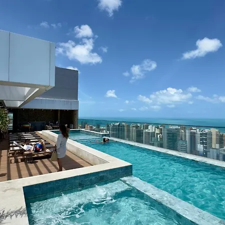 Apartamento Studio-piscina Academia No Meireles-predio Novo Perto Rooftop