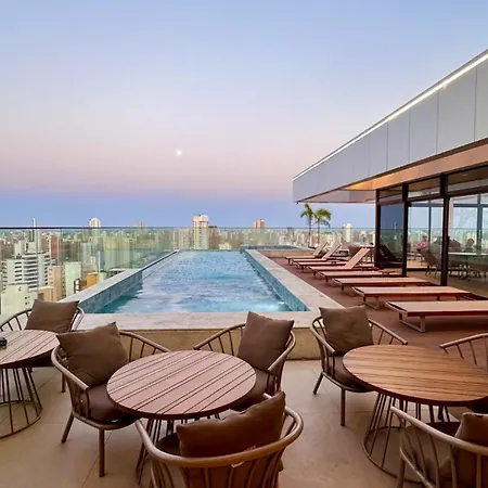 Apartamento Studio-piscina Academia No Meireles-predio Novo Perto Rooftop *