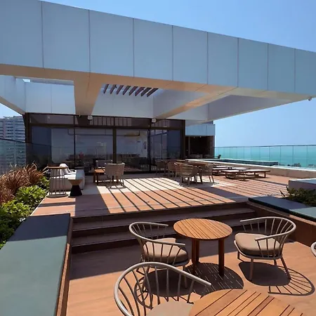 Apartamento Studio-piscina Academia No Meireles-predio Novo Perto Rooftop *
