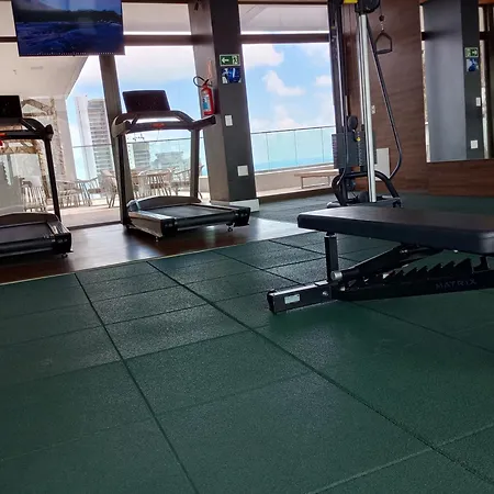 Apartamento Studio-piscina Academia No Meireles-predio Novo Perto Rooftop